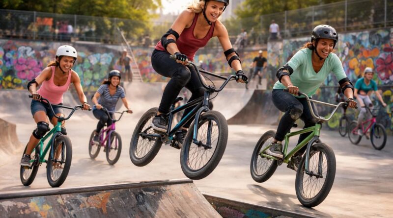 découvrez nos cours de bmx spécialement conçus pour les mamans aventureuses souhaitant s'amuser et progresser dans les skateparks urbains. rejoignez une communauté dynamique et vivez des sensations fortes en toute sécurité !